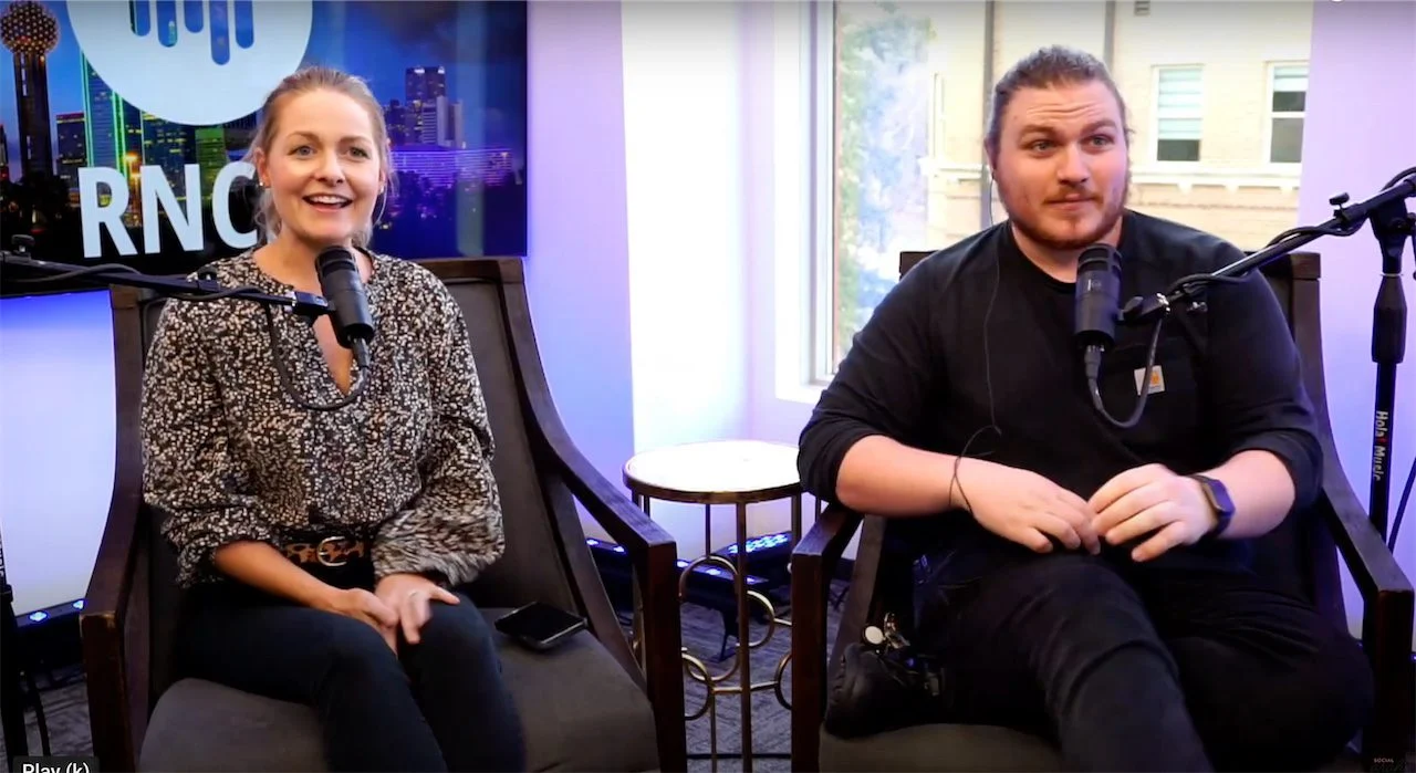 Sarah and Andrew in our Southlake Studio - RNCN