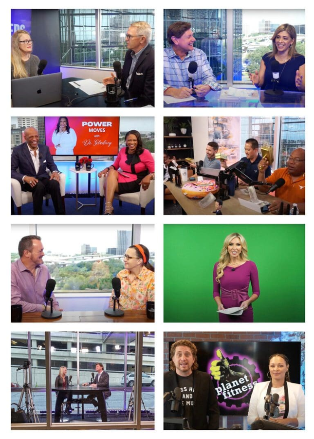 Live Streaming Event Studio Collage