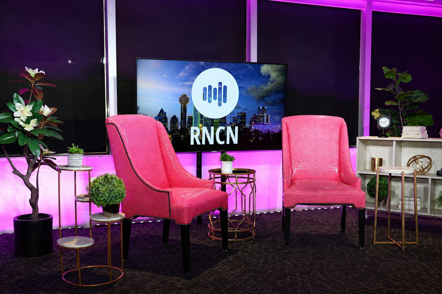 Talk Show Studio wide set — Dallas, TX
