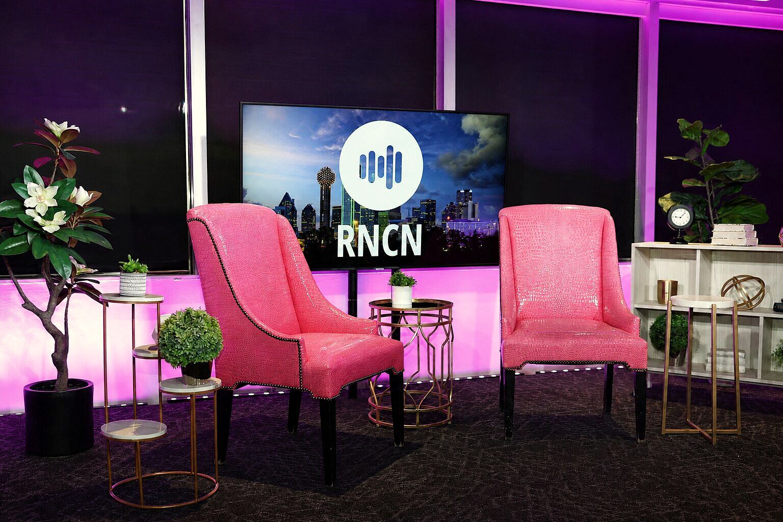 Talk Show Studio set in Dallas