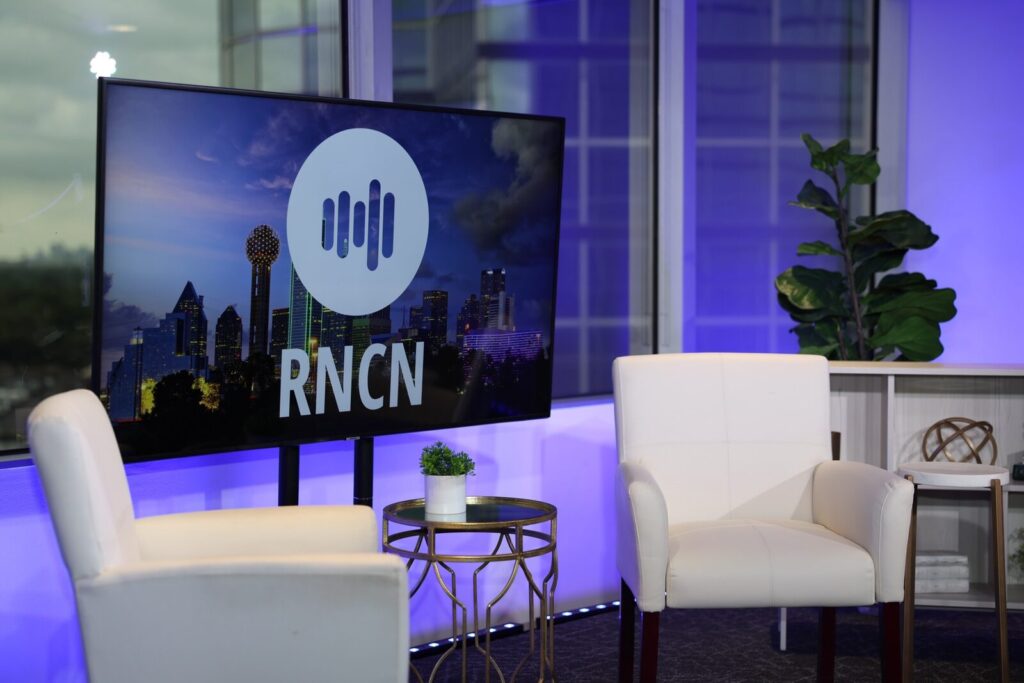 Medium Set — Talk Show Podcast Studio, Dallas TX